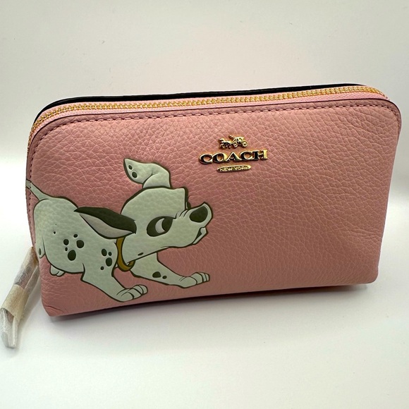 Coach x Disney 101 Dalmatians Cosmetic Case NWT - Picture 1 of 14